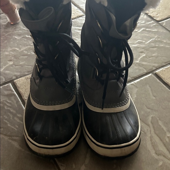 Sorel waterproof winter Boots with Fur Trim women’s 8.5 - Picture 10 of 12